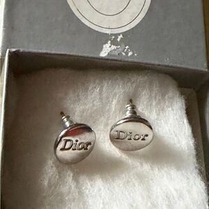 Dior Logo Earrings vintage